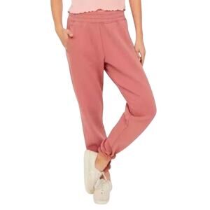 Offline By Aerie Throw-Back Fleece Joggers, Dusty Rose Pink, Size XL